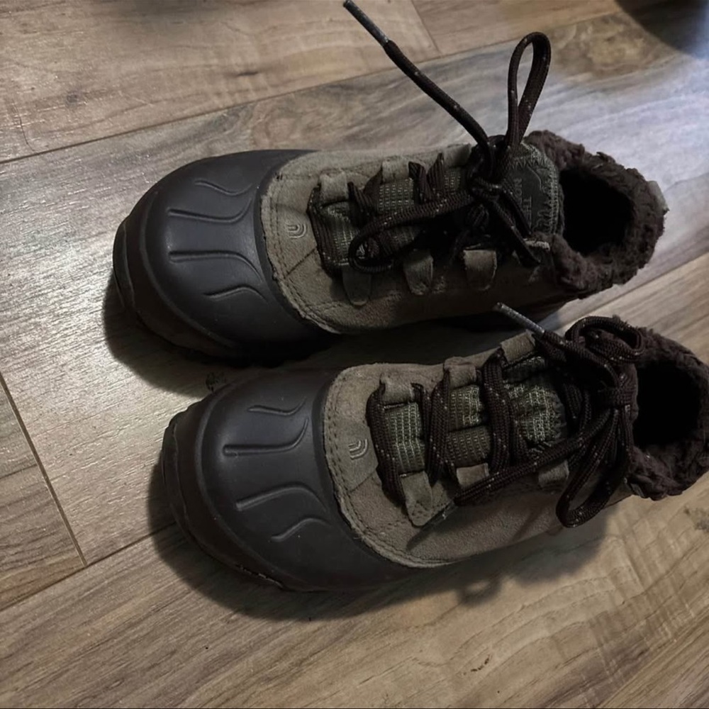 The North Face Brown hiking shoes